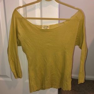 Michael Stars Long Sleeve Mesh Shirt